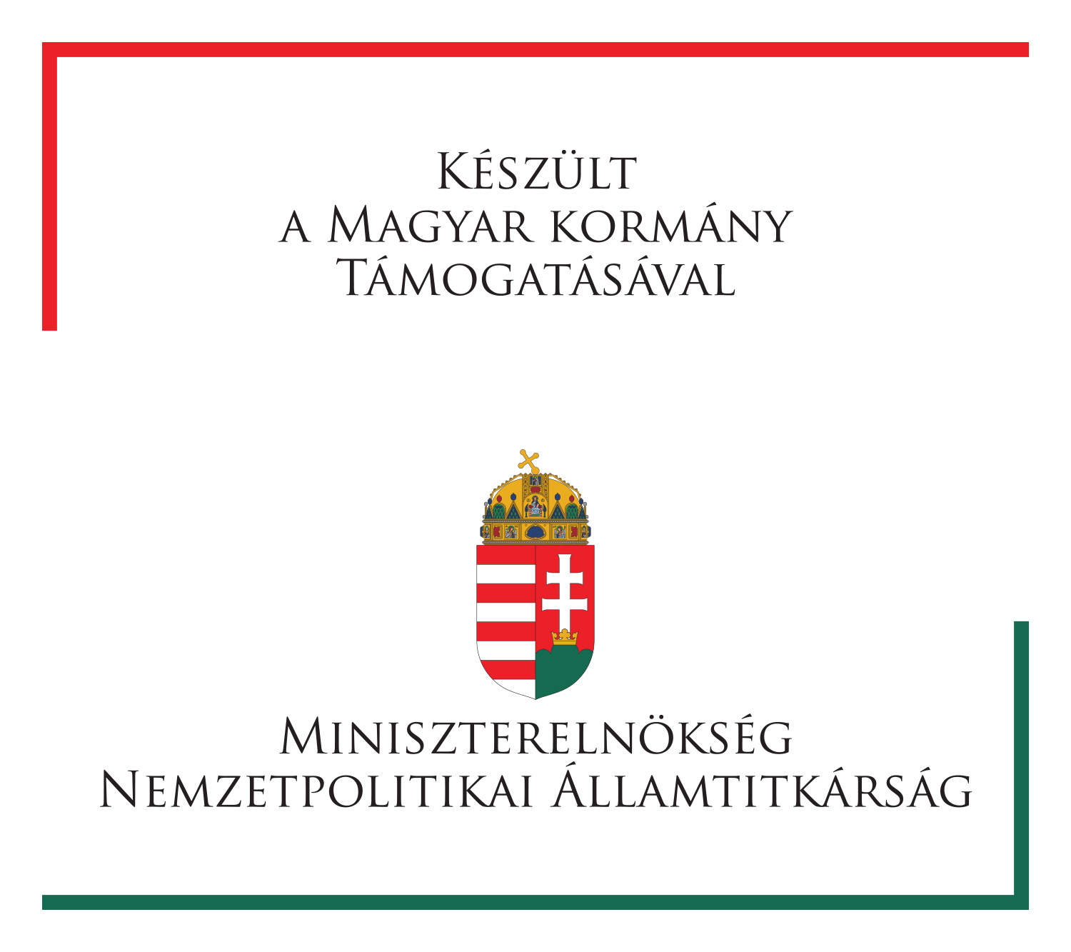 Magyar Kormány támogatása